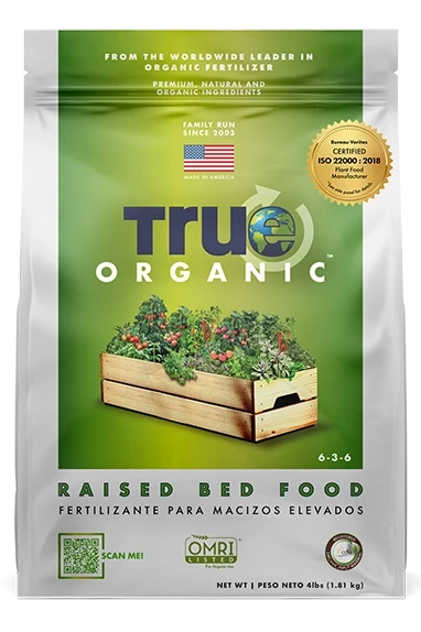 True Organic raised bed fertilizer