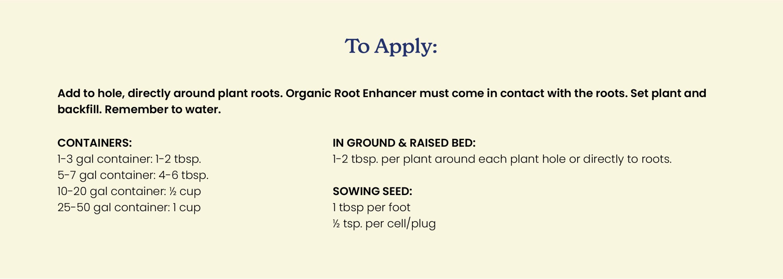 organic root enhancer how to apply