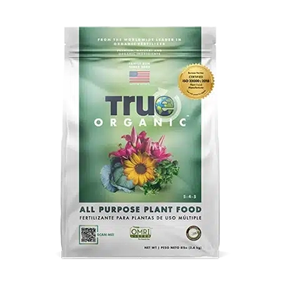 True Organic all purpose plant fertilizer
