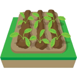 raised beds icon